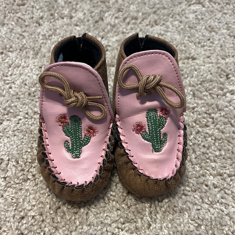 Old West Cactus Baby Shoes
